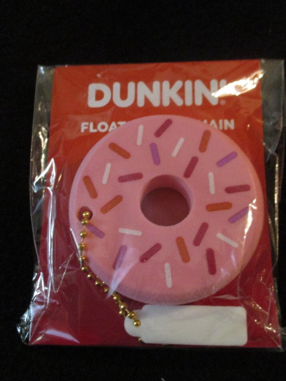 Dunkin Floating Keychain NEW